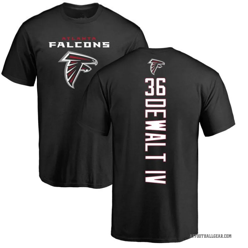 Malcolm DeWalt IV Youth Black Atlanta Falcons Backer T-Shirt -