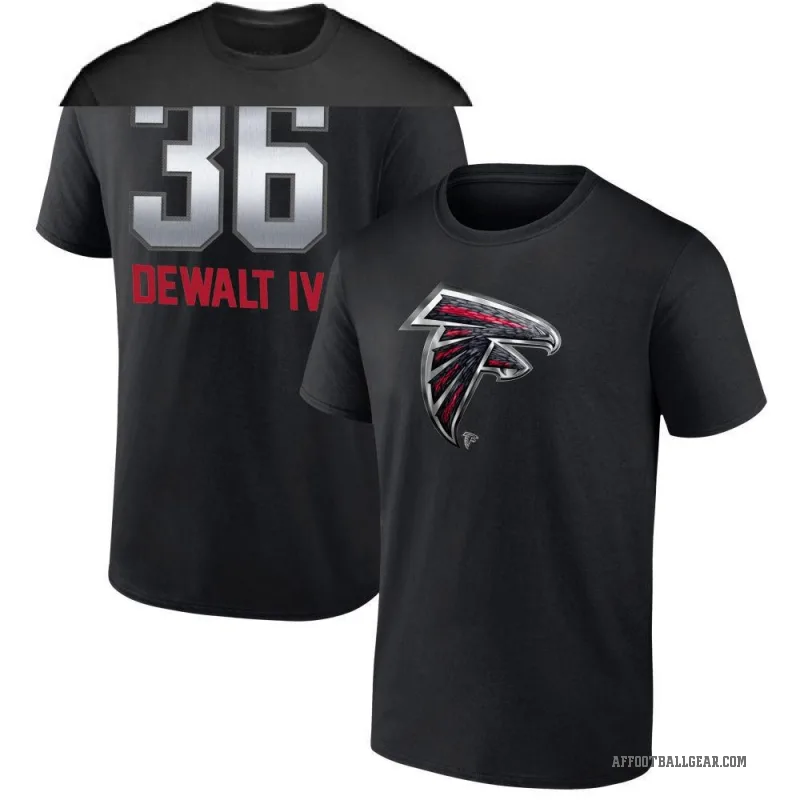 Malcolm DeWalt IV Youth Black Atlanta Falcons Midnight Mascot T-Shirt -
