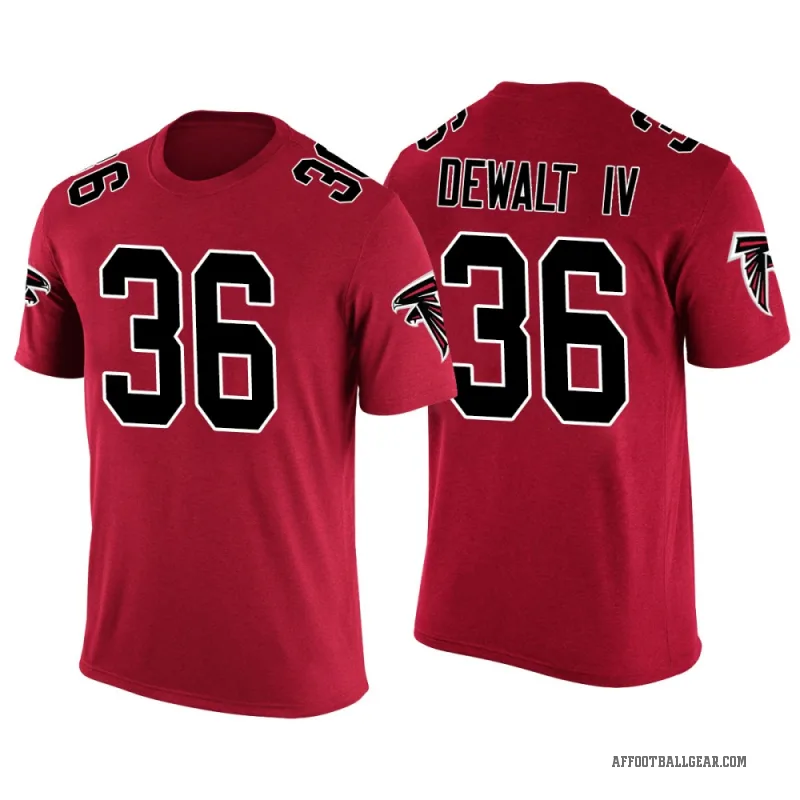Malcolm DeWalt IV Youth Red Atlanta Falcons Color Rush T-Shirt