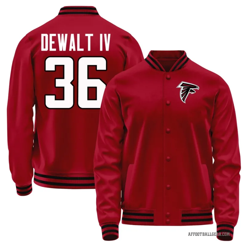 Malcolm DeWalt IV Youth Red Atlanta Falcons Full-Snap Jacket