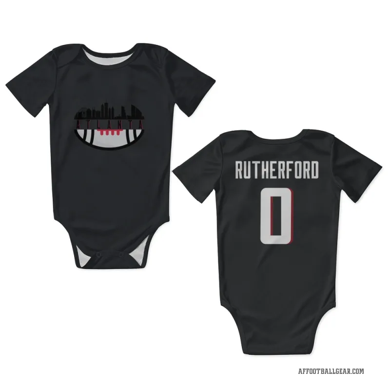 Malik Rutherford  Black Atlanta Falcons  Newborn & Infant Bodysuit