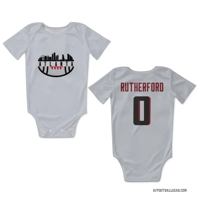 Malik Rutherford  White Atlanta Falcons  Newborn & Infant Bodysuit