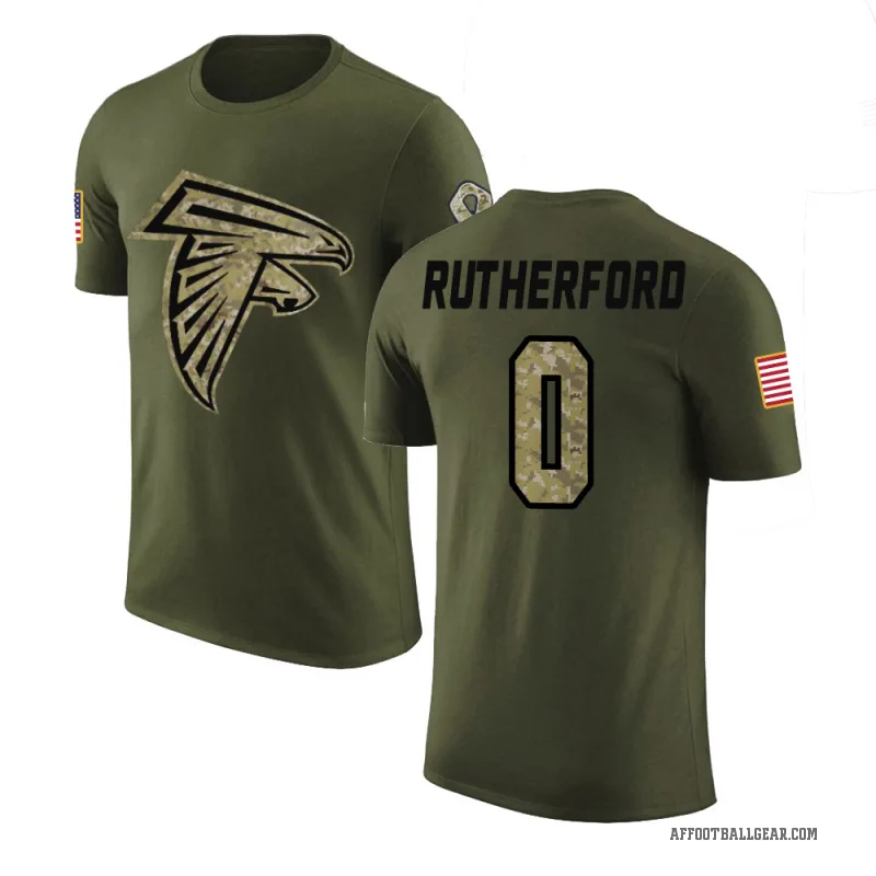 Malik Rutherford Youth Olive Atlanta Falcons Salute to Service T-Shirt