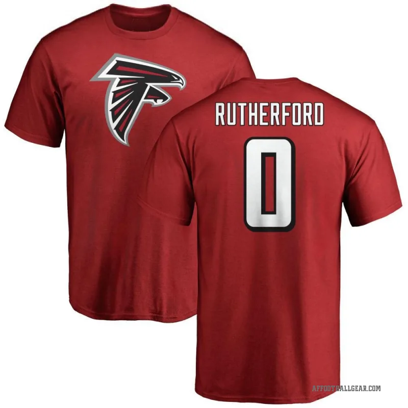 Malik Rutherford Youth Red Atlanta Falcons Logo T-Shirt -