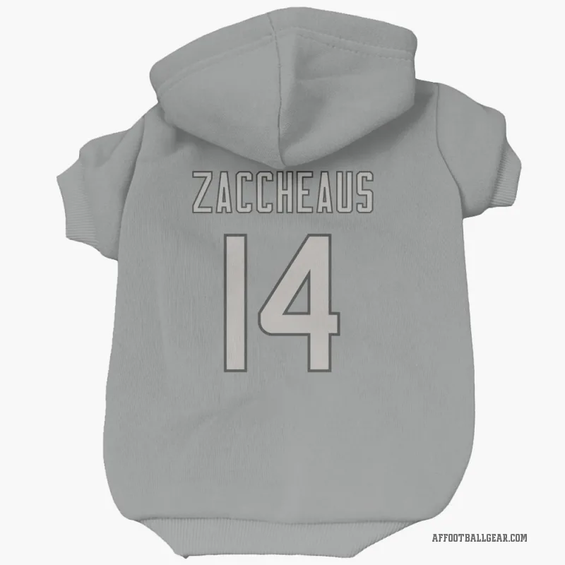 Olamide Zaccheaus  Charcoal Atlanta Falcons  Cat & Dog Pet Hoodie