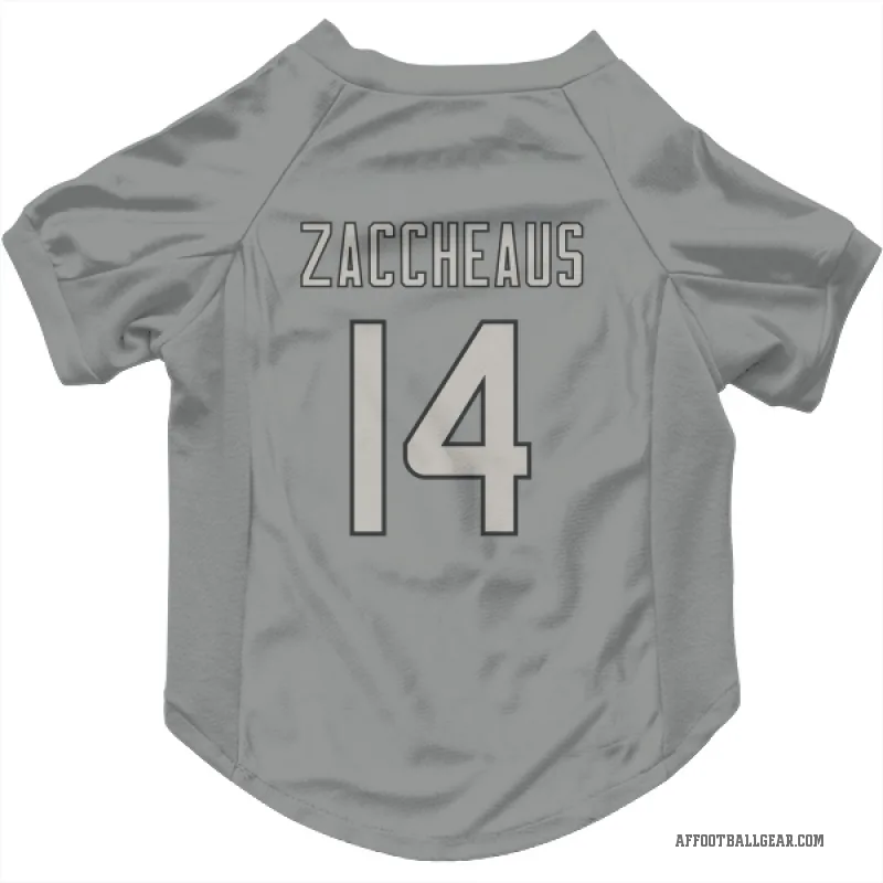 Olamide Zaccheaus  Charcoal Atlanta Falcons  Cat & Dog Pet Jersey