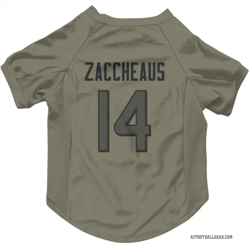 Olamide Zaccheaus  Olive Atlanta Falcons  Cat & Dog Pet Jersey