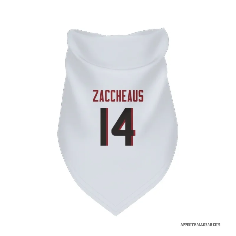 Olamide Zaccheaus  White Atlanta Falcons  Cat & Dog Pet Bandana