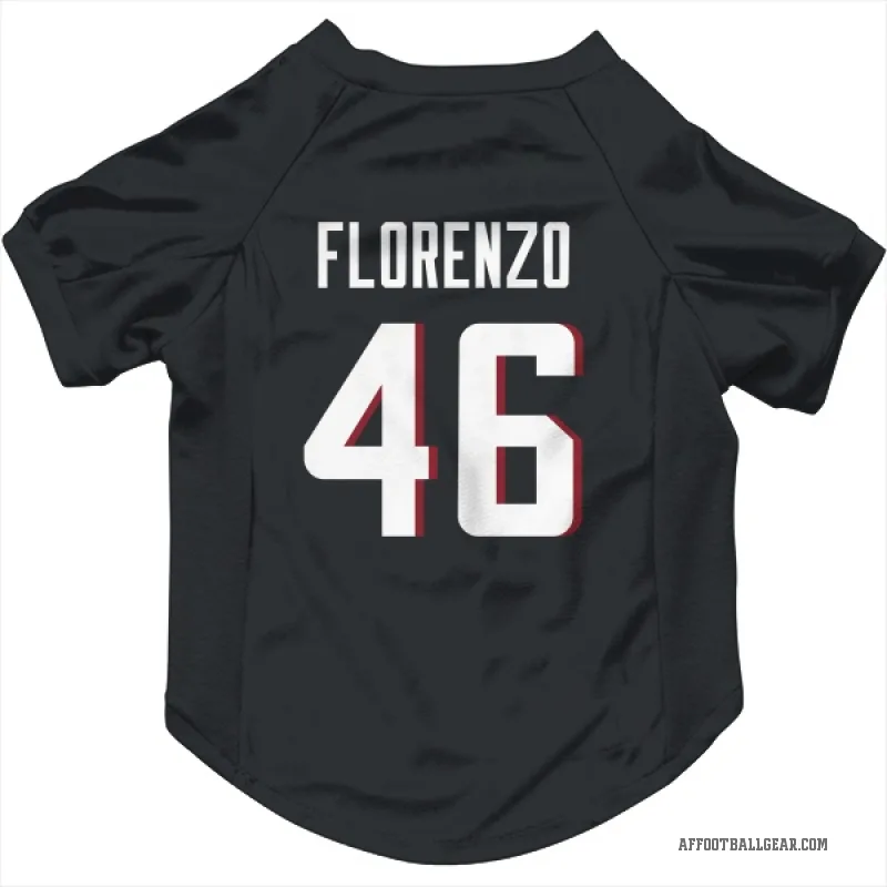 Philip Florenzo  Black Atlanta Falcons  Cat & Dog Pet Jersey
