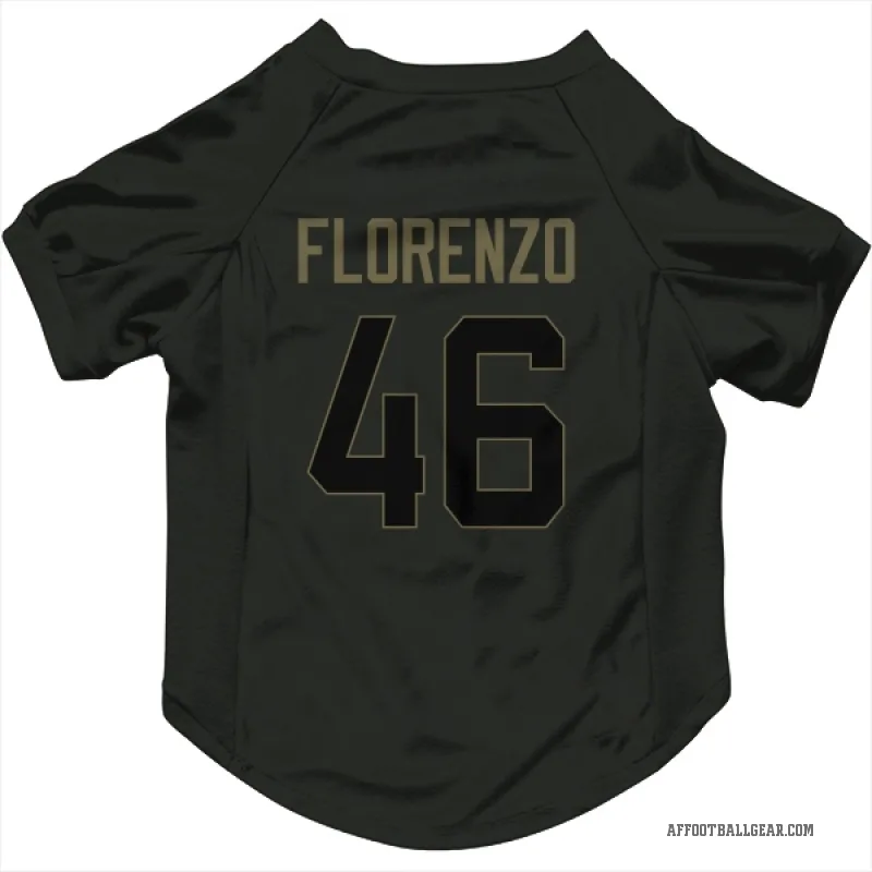 Philip Florenzo  Black Atlanta Falcons  Service Cat & Dog Pet Jersey