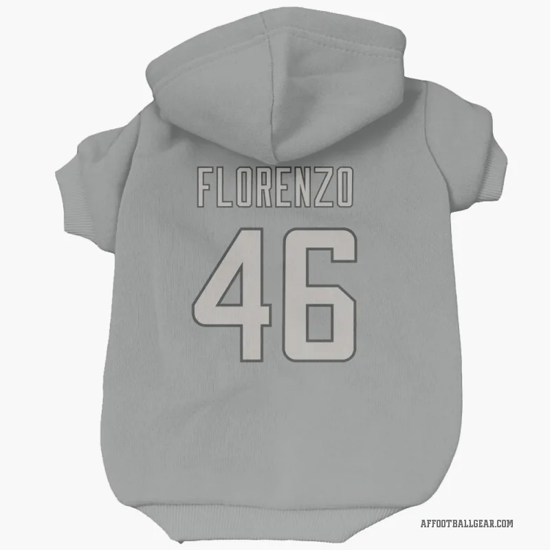 Philip Florenzo  Charcoal Atlanta Falcons  Cat & Dog Pet Hoodie