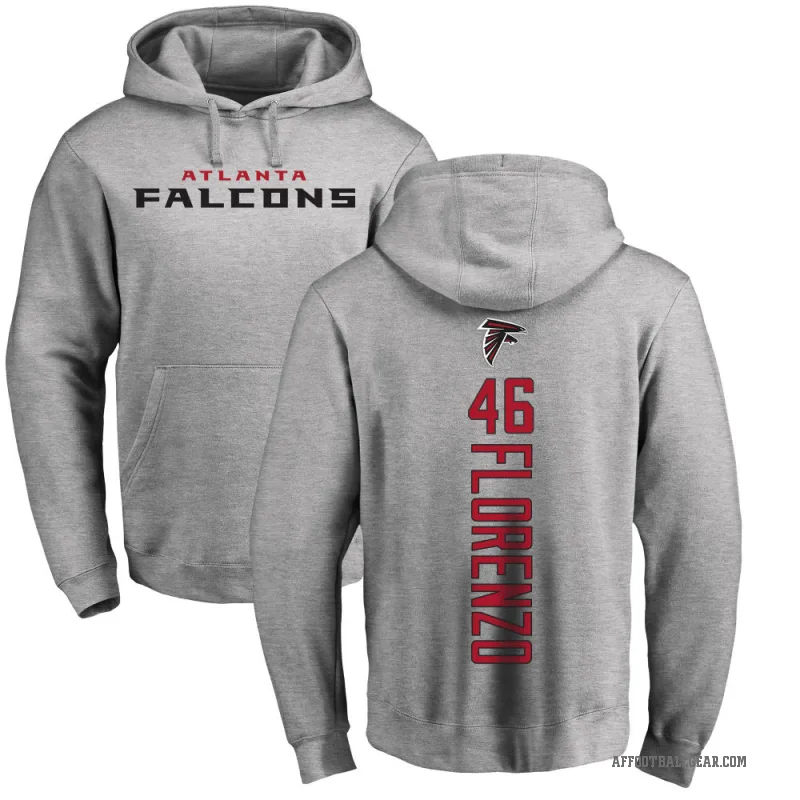 Philip Florenzo Men's Atlanta Falcons Pro Line Ash Backer Pullover Hoodie