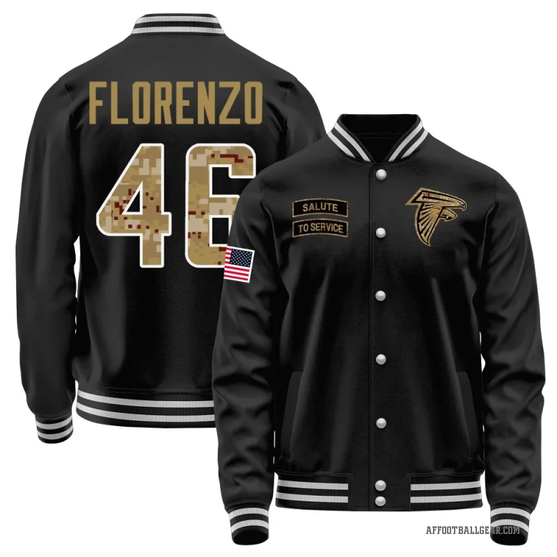 Philip Florenzo Men's Black Atlanta Falcons Salute to Service Sideline Performance Jacket