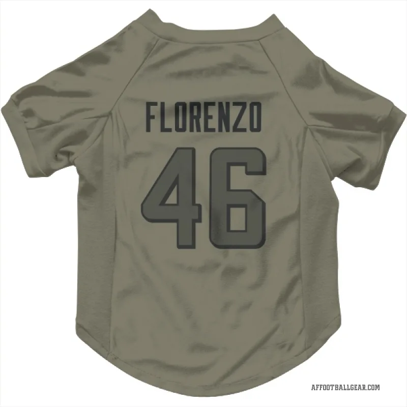 Philip Florenzo  Olive Atlanta Falcons  Cat & Dog Pet Jersey