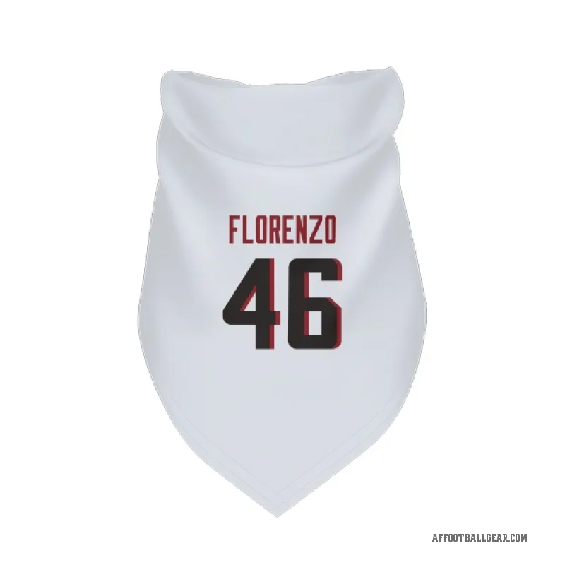 Philip Florenzo  White Atlanta Falcons  Cat & Dog Pet Bandana
