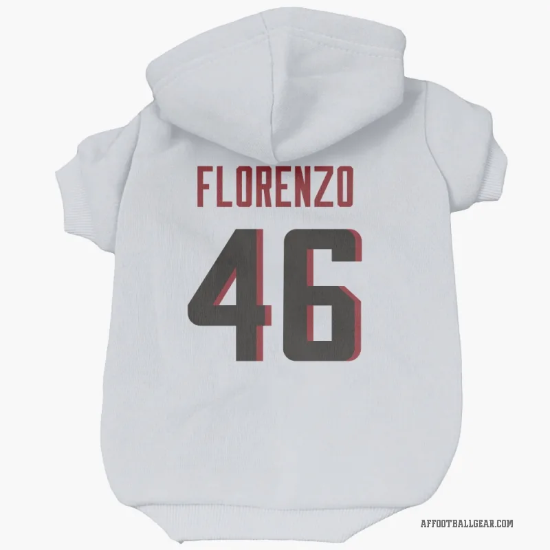Philip Florenzo  White Atlanta Falcons  Cat & Dog Pet Hoodie