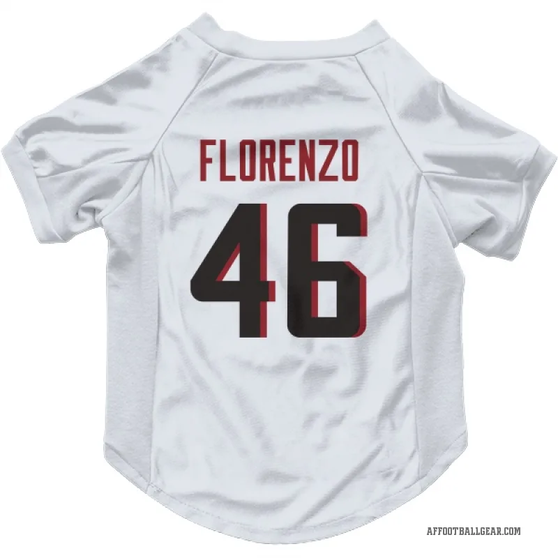 Philip Florenzo  White Atlanta Falcons  Cat & Dog Pet Jersey