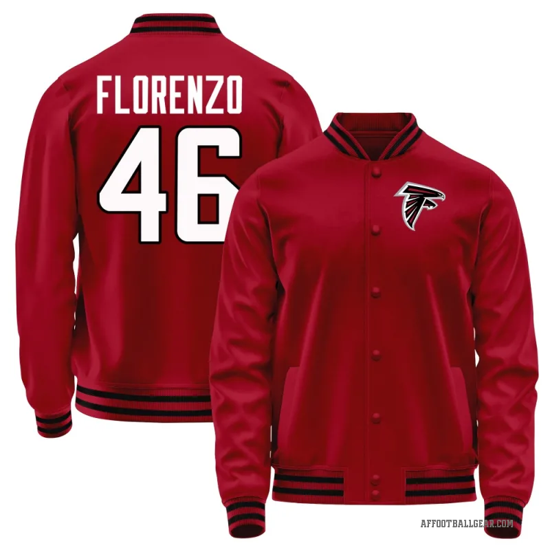 Philip Florenzo Youth Red Atlanta Falcons Full-Snap Jacket