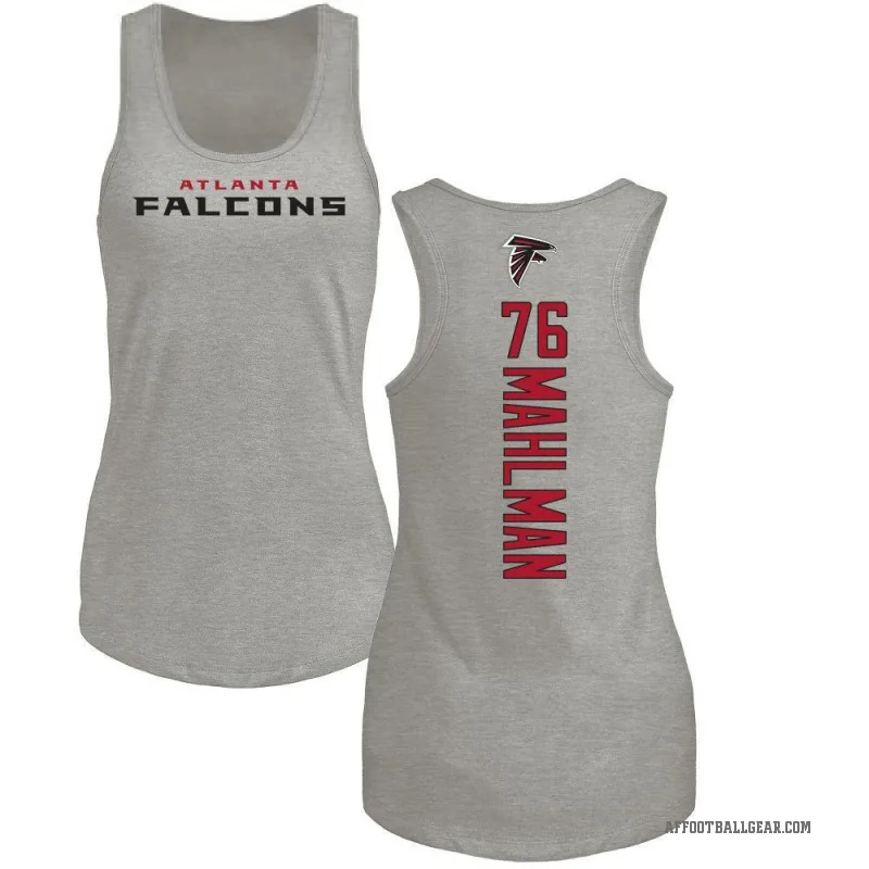 Riley Mahlman Women's Ash Atlanta Falcons Backer Tank Top -