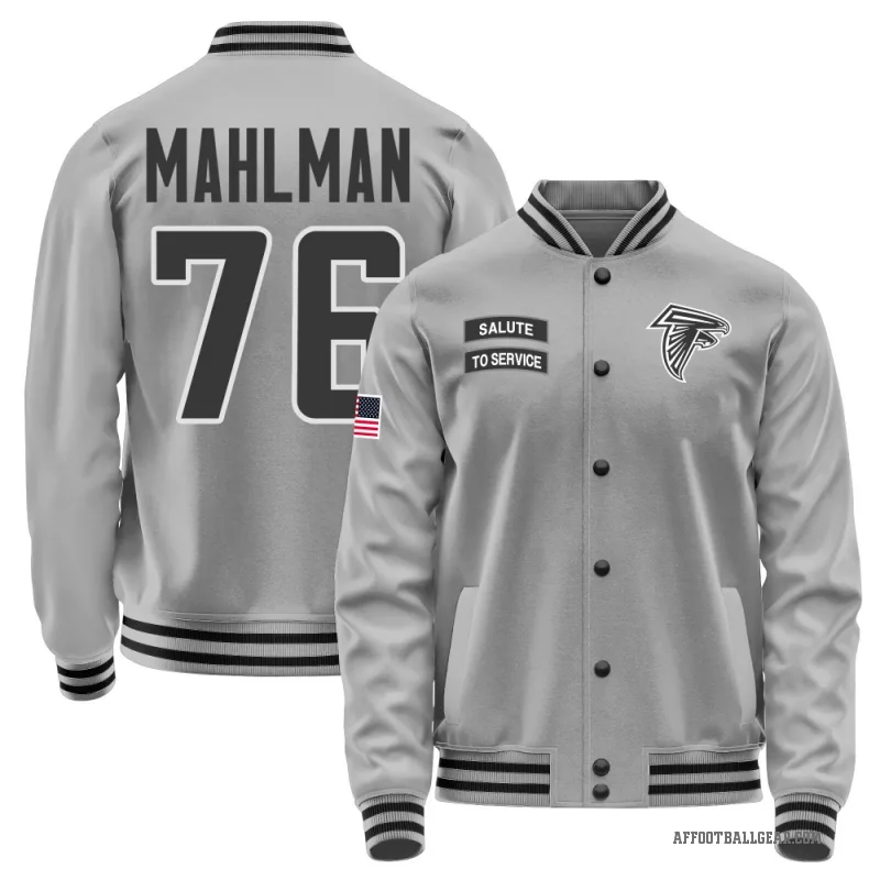 Riley Mahlman Youth Gray Atlanta Falcons Salute to Service Performance Jacket
