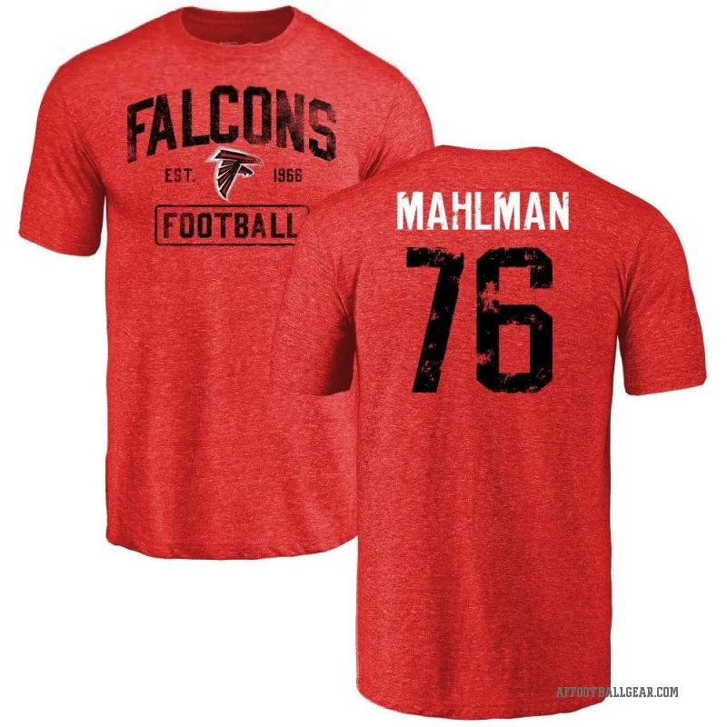 Riley Mahlman Youth Red Atlanta Falcons Distressed T-Shirt -