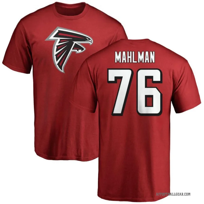 Riley Mahlman Youth Red Atlanta Falcons Logo T-Shirt -