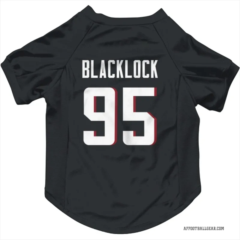 Ross Blacklock  Black Atlanta Falcons  Cat & Dog Pet Jersey