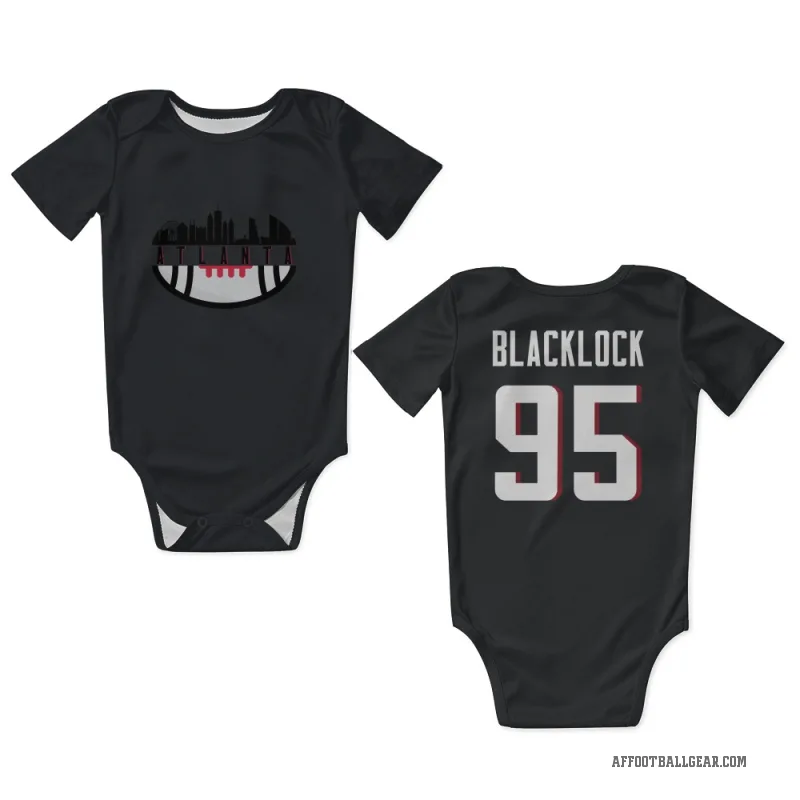 Ross Blacklock  Black Atlanta Falcons  Newborn & Infant Bodysuit