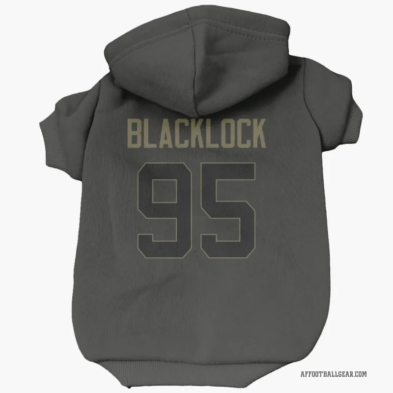Ross Blacklock  Black Atlanta Falcons  Service Cat & Dog Pet Hoodie