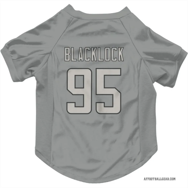 Ross Blacklock  Charcoal Atlanta Falcons  Cat & Dog Pet Jersey