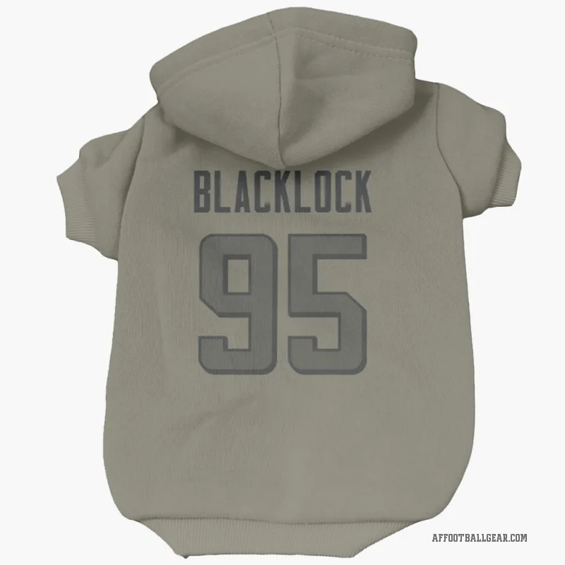 Ross Blacklock  Olive Atlanta Falcons  Cat & Dog Pet Hoodie