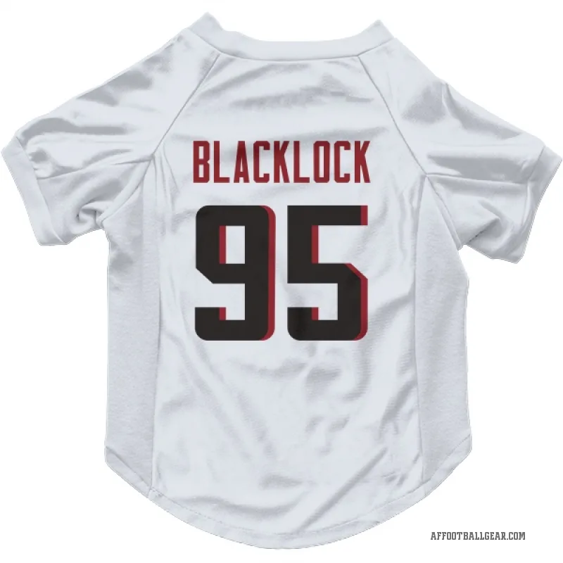 Ross Blacklock  White Atlanta Falcons  Cat & Dog Pet Jersey