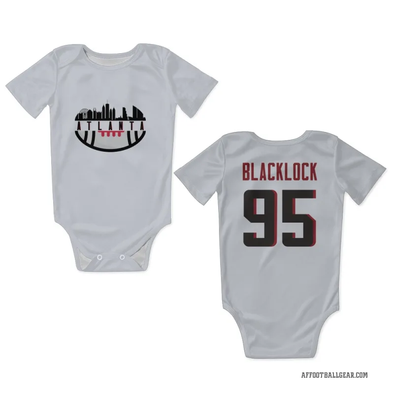 Ross Blacklock  White Atlanta Falcons  Newborn & Infant Bodysuit
