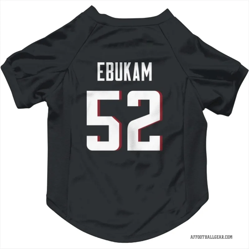 Samson Ebukam  Black Atlanta Falcons  Cat & Dog Pet Jersey