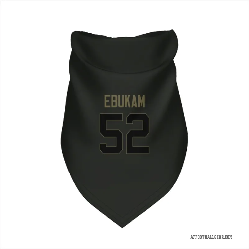 Samson Ebukam  Black Atlanta Falcons  Service Cat & Dog Pet Bandana