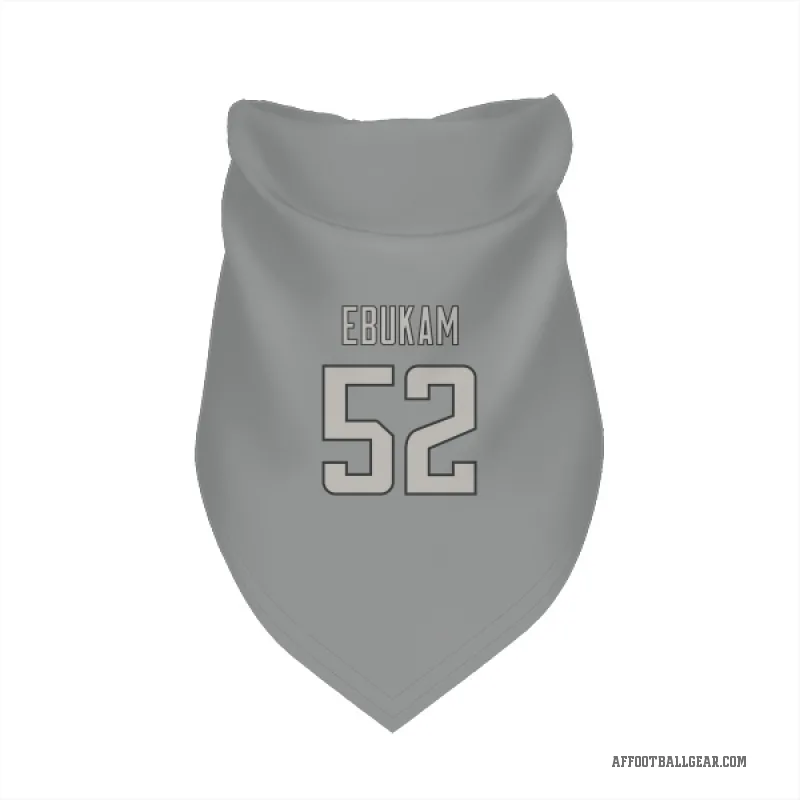 Samson Ebukam  Charcoal Atlanta Falcons  Cat & Dog Pet Bandana