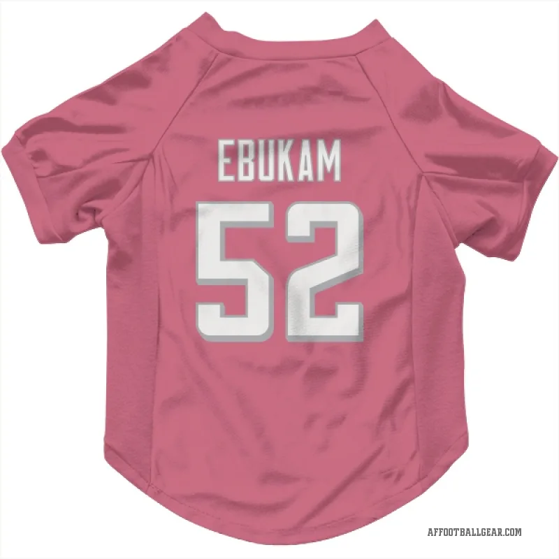 Samson Ebukam  Pink Atlanta Falcons  Cat & Dog Pet Jersey
