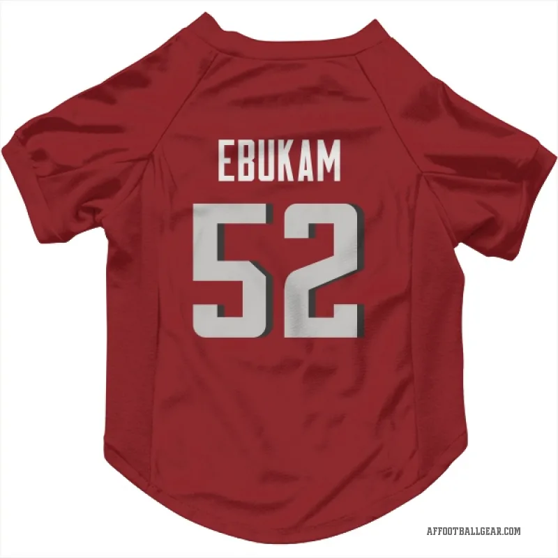 Samson Ebukam  Red Atlanta Falcons  Cat & Dog Pet Jersey