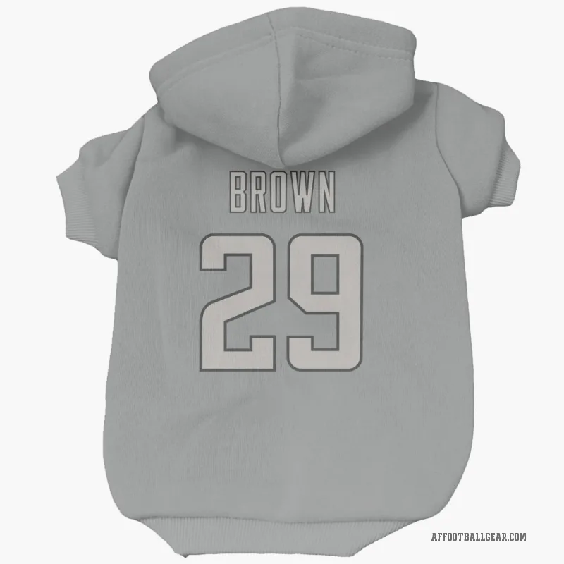 Sydney Brown  Charcoal Atlanta Falcons  Cat & Dog Pet Hoodie