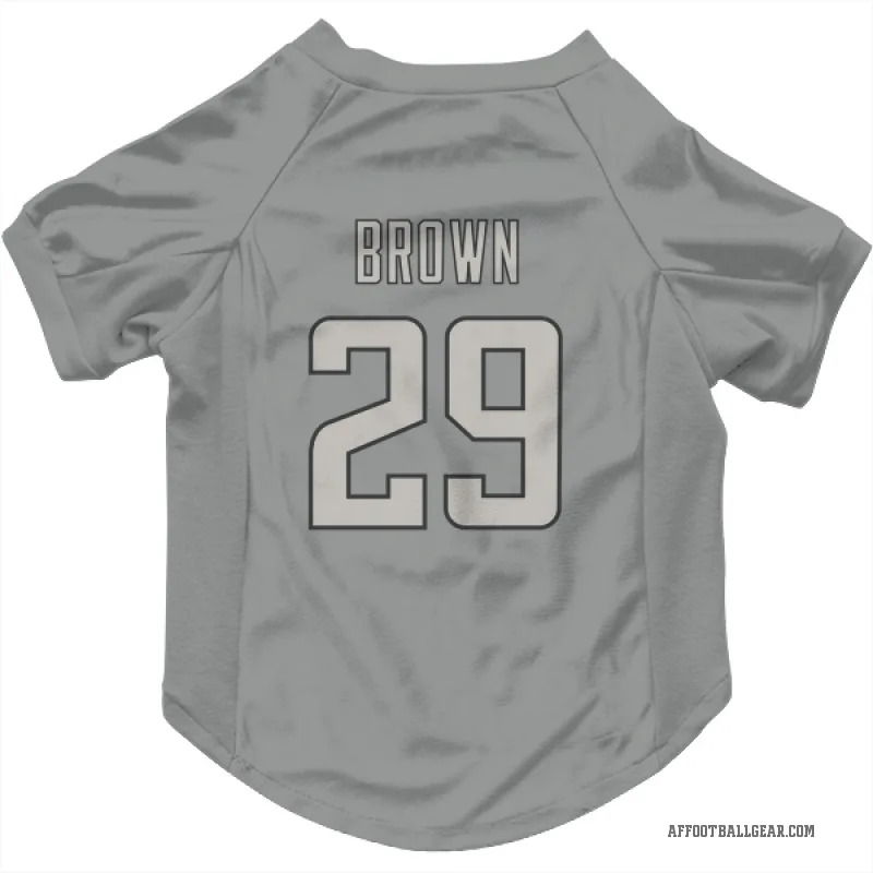 Sydney Brown  Charcoal Atlanta Falcons  Cat & Dog Pet Jersey