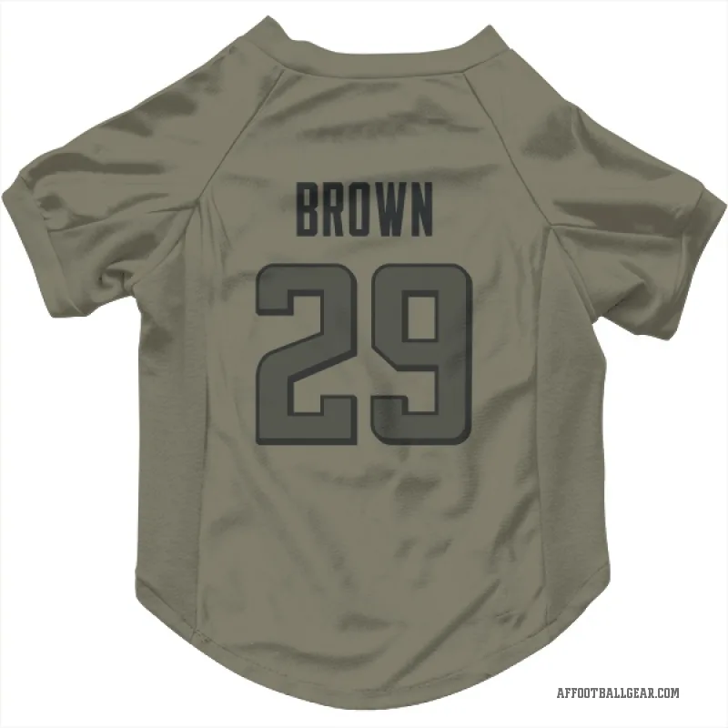 Sydney Brown  Olive Atlanta Falcons  Cat & Dog Pet Jersey