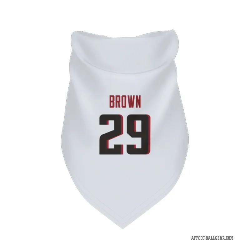 Sydney Brown  White Atlanta Falcons  Cat & Dog Pet Bandana