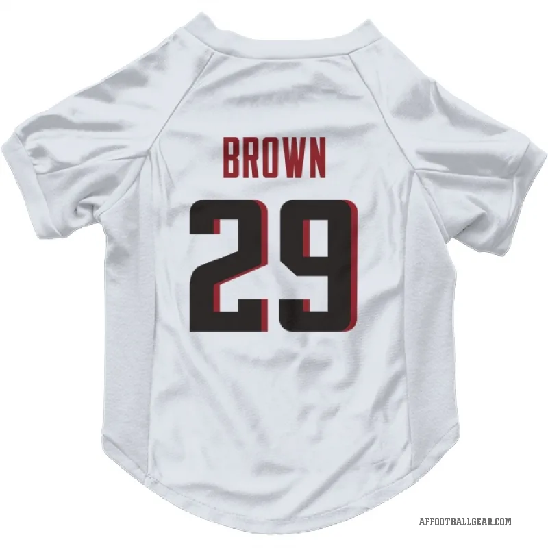 Sydney Brown  White Atlanta Falcons  Cat & Dog Pet Jersey