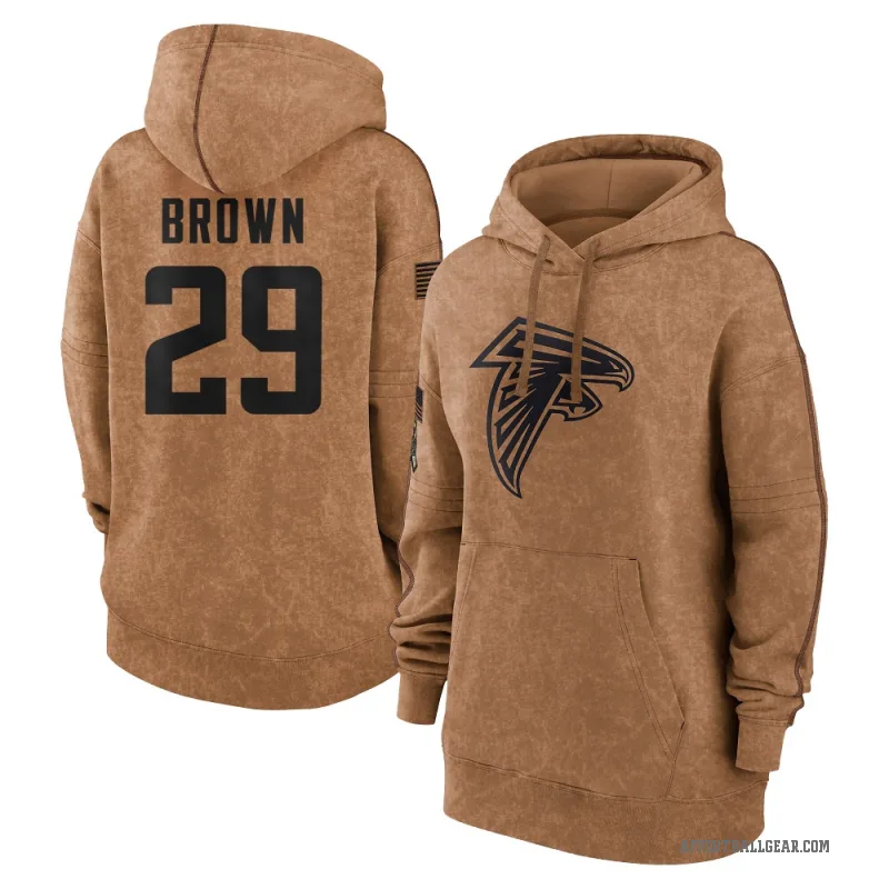Sydney Brown Women's Brown Atlanta Falcons 2023 Salute To Service Pullover Hoodie