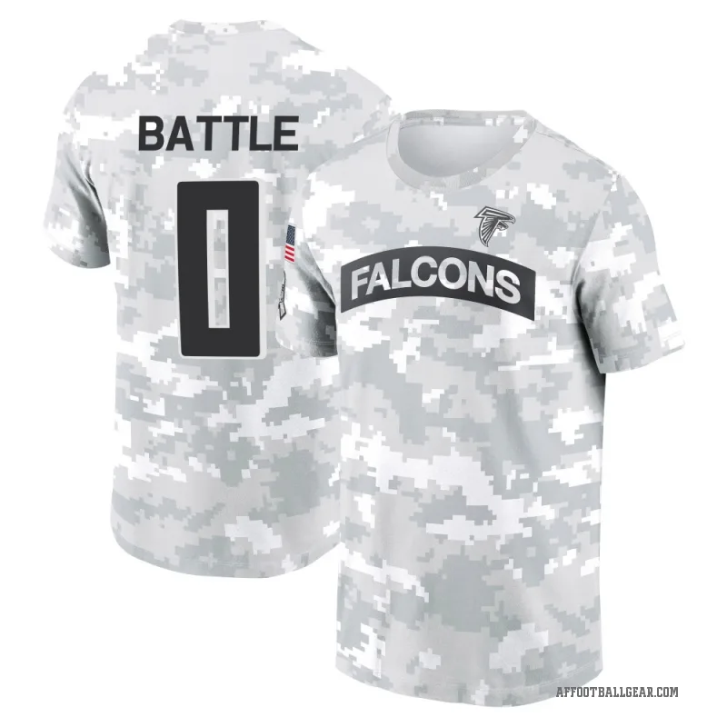 Trent Battle Youth Camo Atlanta Falcons Arctic 2024 Salute to Service Performance T-Shirt