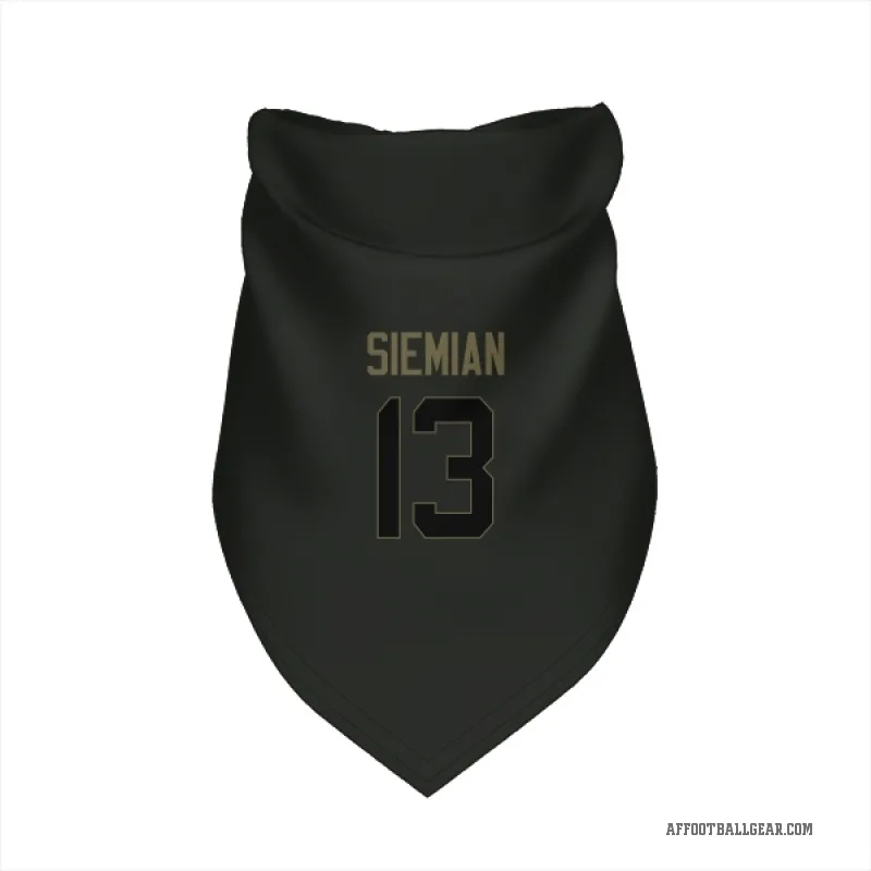 Trevor Siemian  Black Atlanta Falcons  Service Cat & Dog Pet Bandana