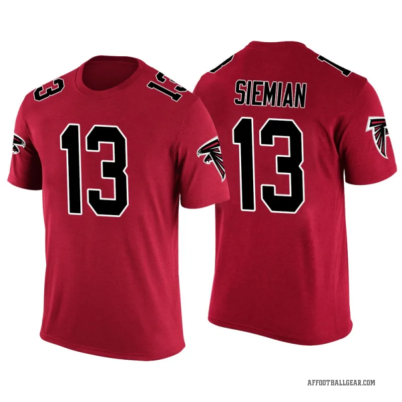 Trevor Siemian Men's Red Atlanta Falcons Color Rush T-Shirt