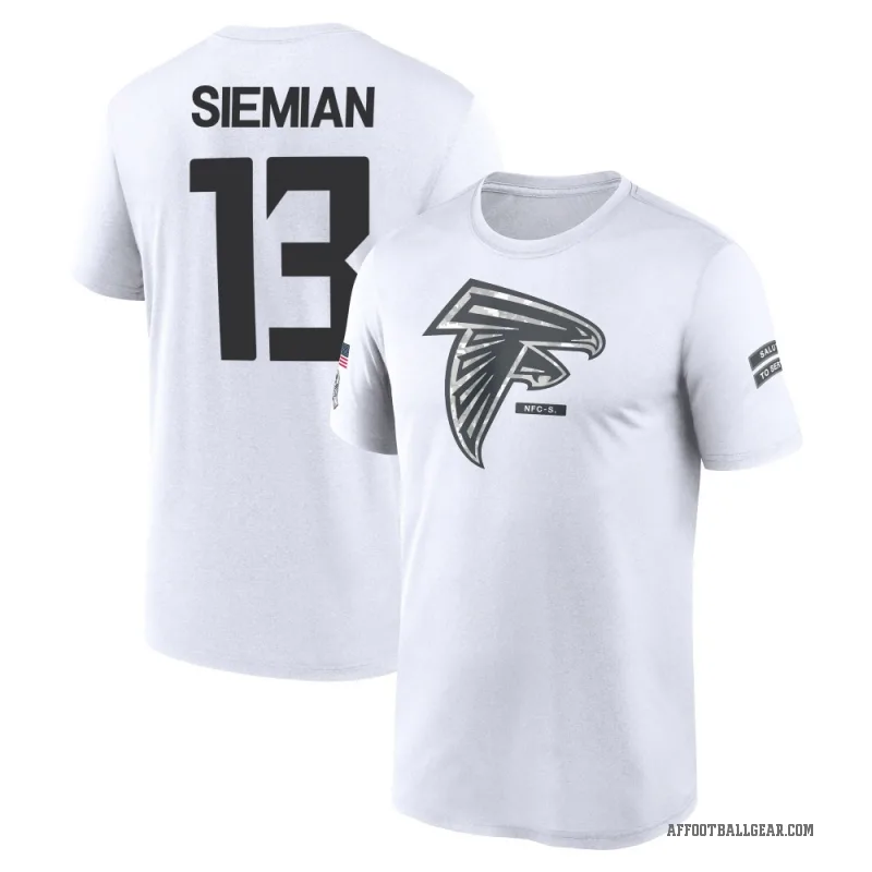 Trevor Siemian Men's White Atlanta Falcons 2024 Salute to Service Performance T-Shirt