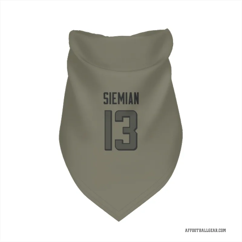 Trevor Siemian  Olive Atlanta Falcons  Cat & Dog Pet Bandana