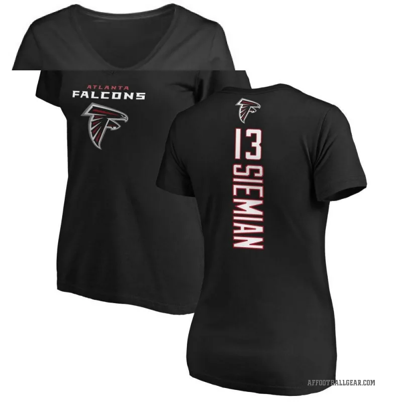 Trevor Siemian Women's Black Atlanta Falcons Backer Slim Fit T-Shirt -